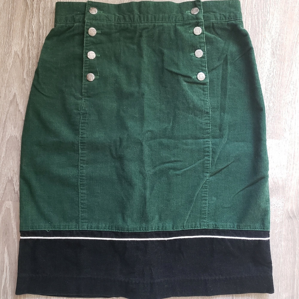 Corduroy Pencil Skirt
